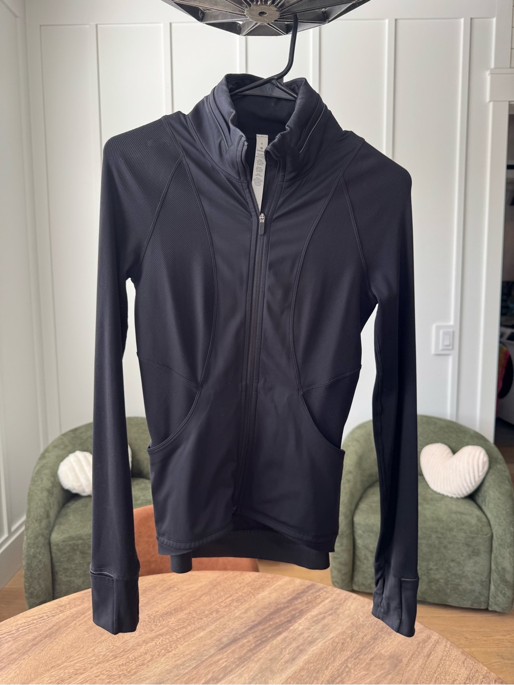 Lululemon Black Streamline full zip Jacket
